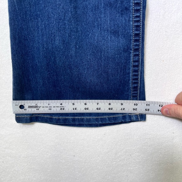 Maurices Bootcut Jeans Womens 22W Short Plus size Blue Denim Stretch Comfy 2364 - Picture 7 of 10